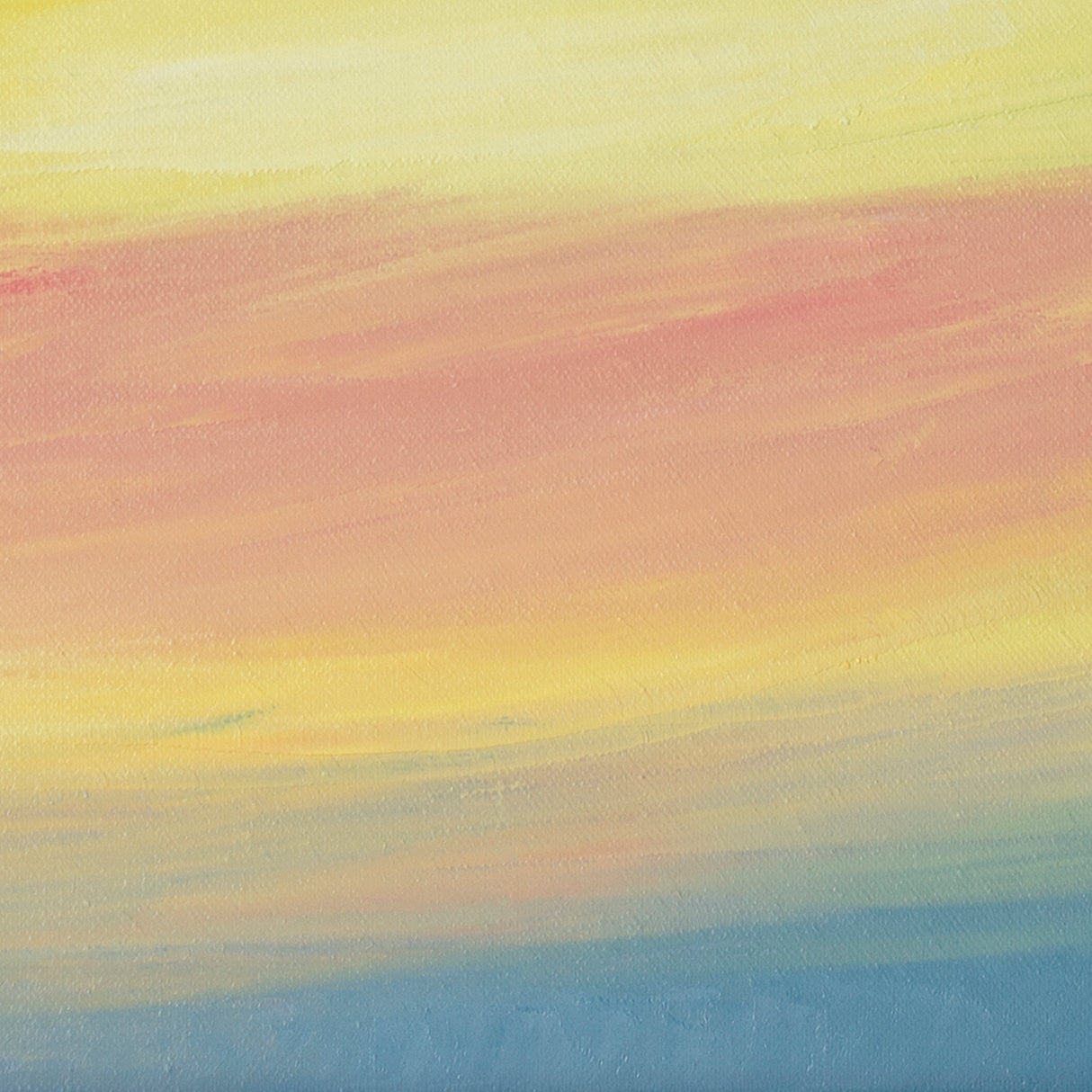 Original Art | Abstract Oil Painting | Oil on Canvas | Sunrise | 60cm x 60cm - LohillArt