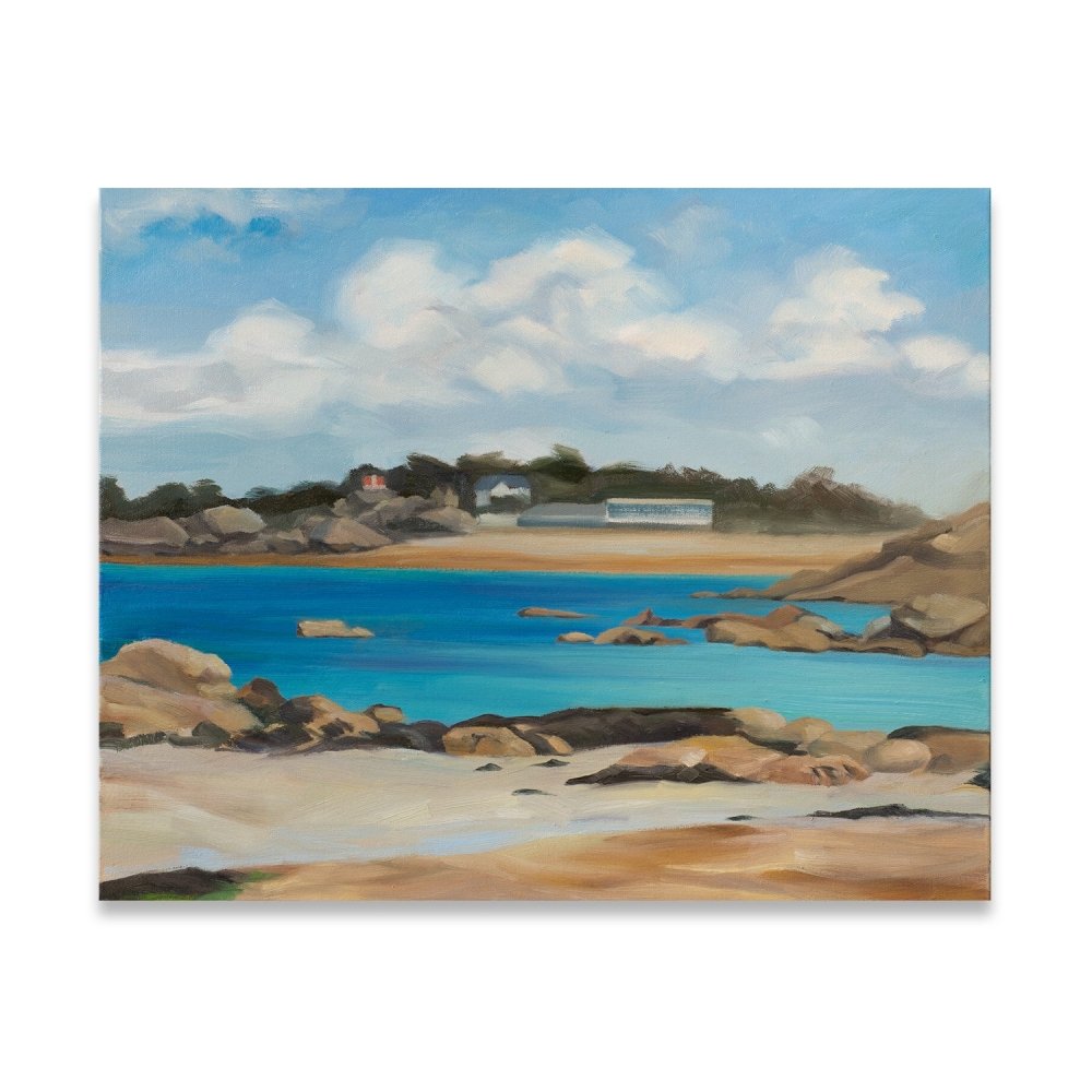 Beach - Original Oil Painting on Canvas