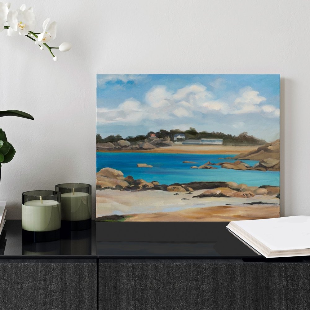 Beach - Original Oil Painting on Canvas