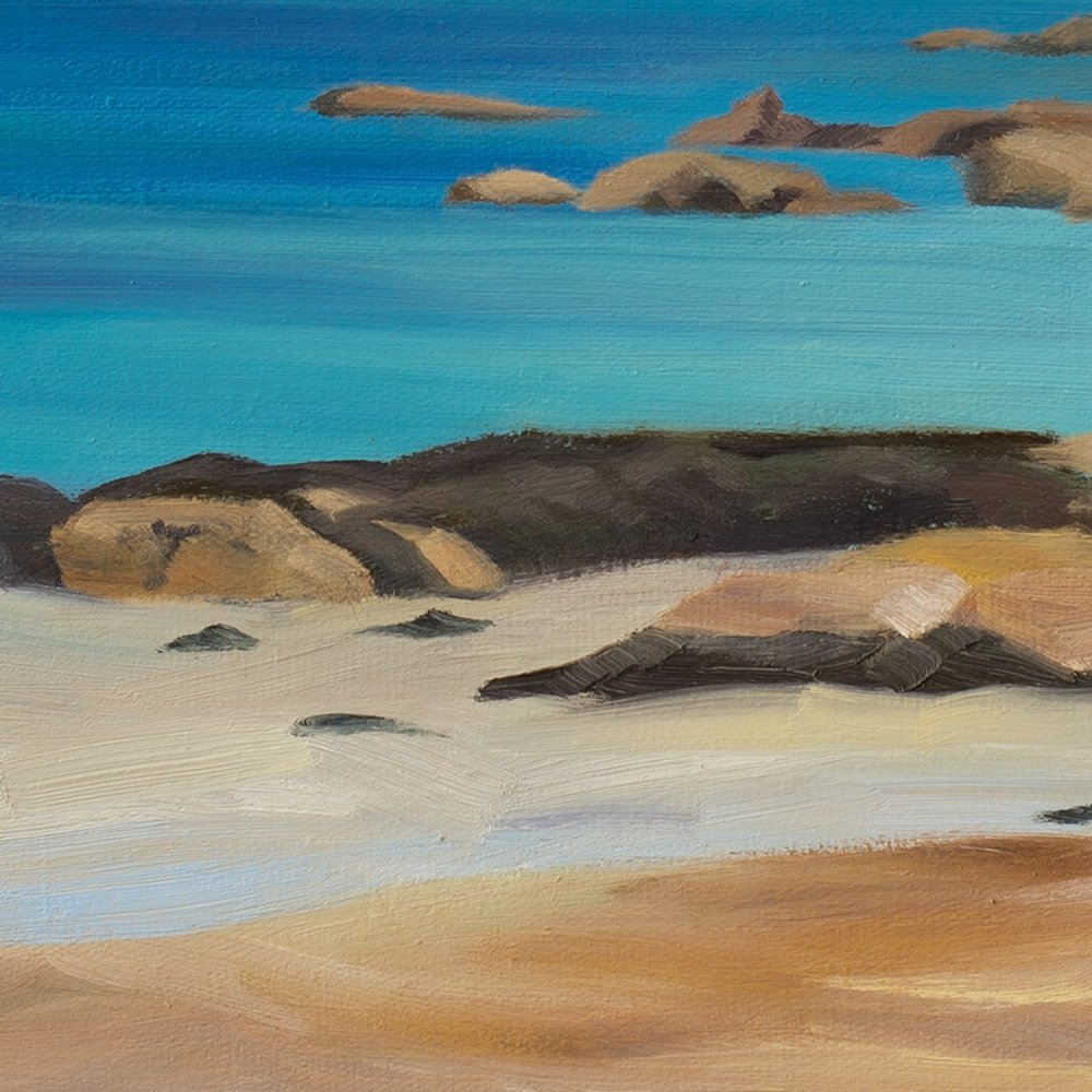 Beach - Original Oil Painting on Canvas