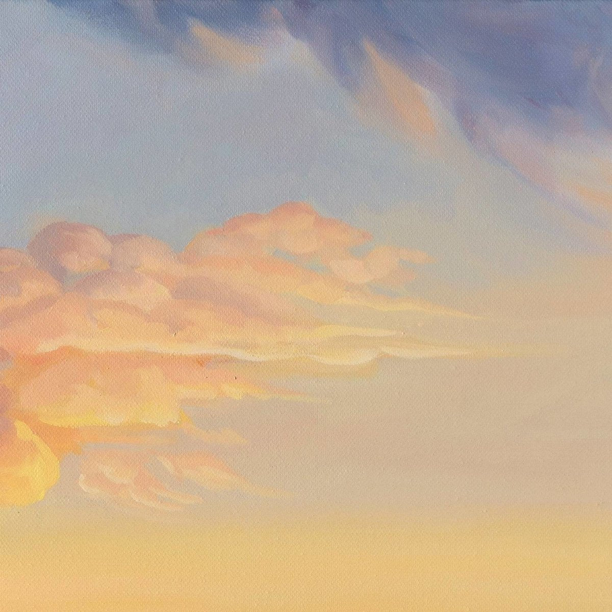 Original Art | Landscape Oil Painting | Oil on Canvas | Cloud | 50 x 70cm - LohillArt