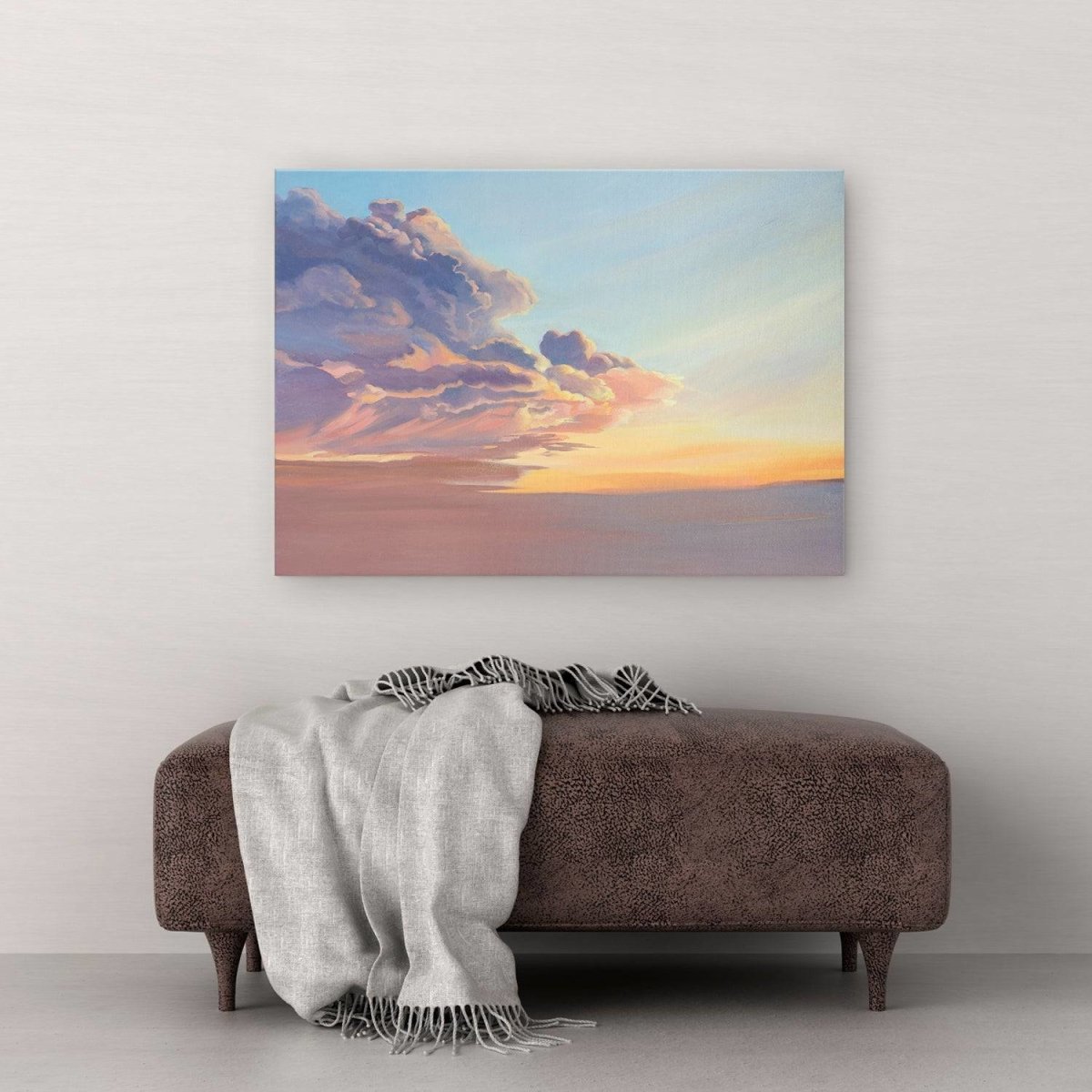 Original Art | Landscape Oil Painting | Oil on Canvas | Cloud | 70 x 90cm - LohillArt