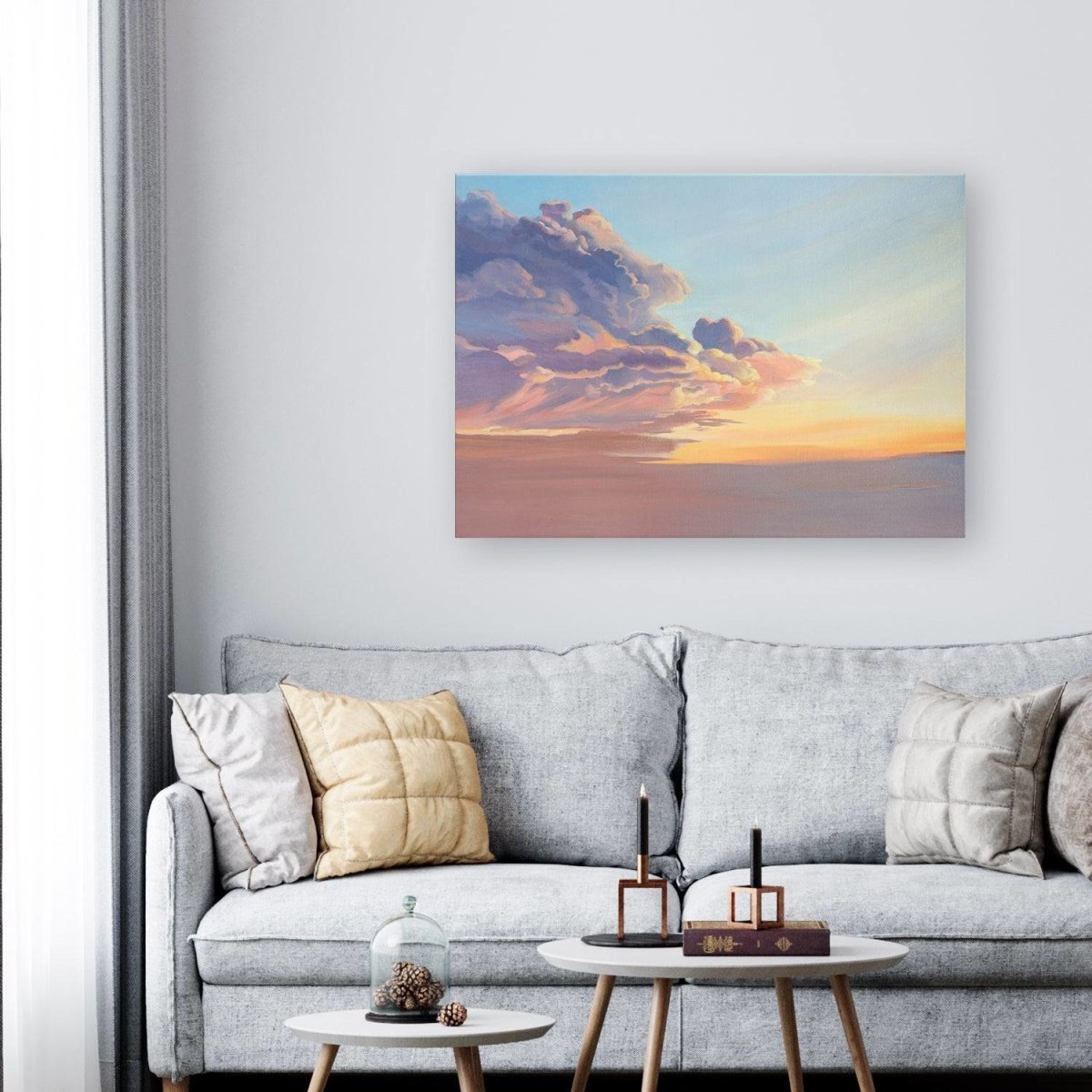 Original Art | Landscape Oil Painting | Oil on Canvas | Cloud | 70 x 90cm - LohillArt