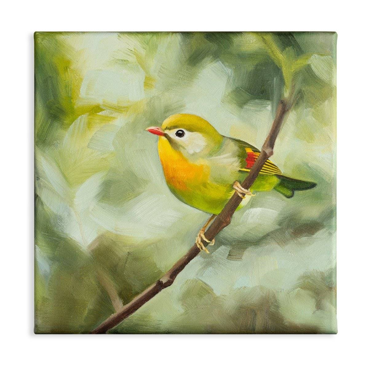 Original Oil Painting on Canvas - Bird#WT2