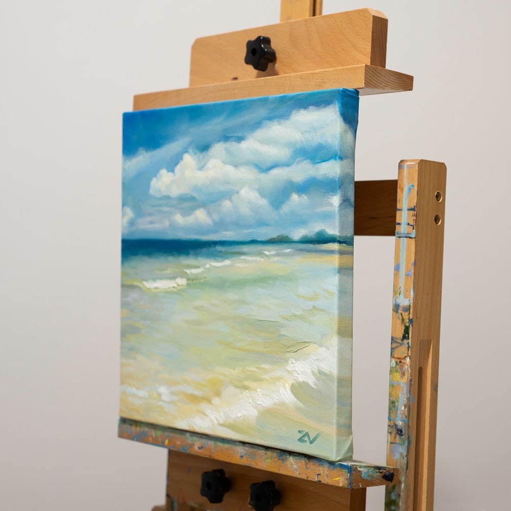 Beach - Original Oil Painting on Canvas