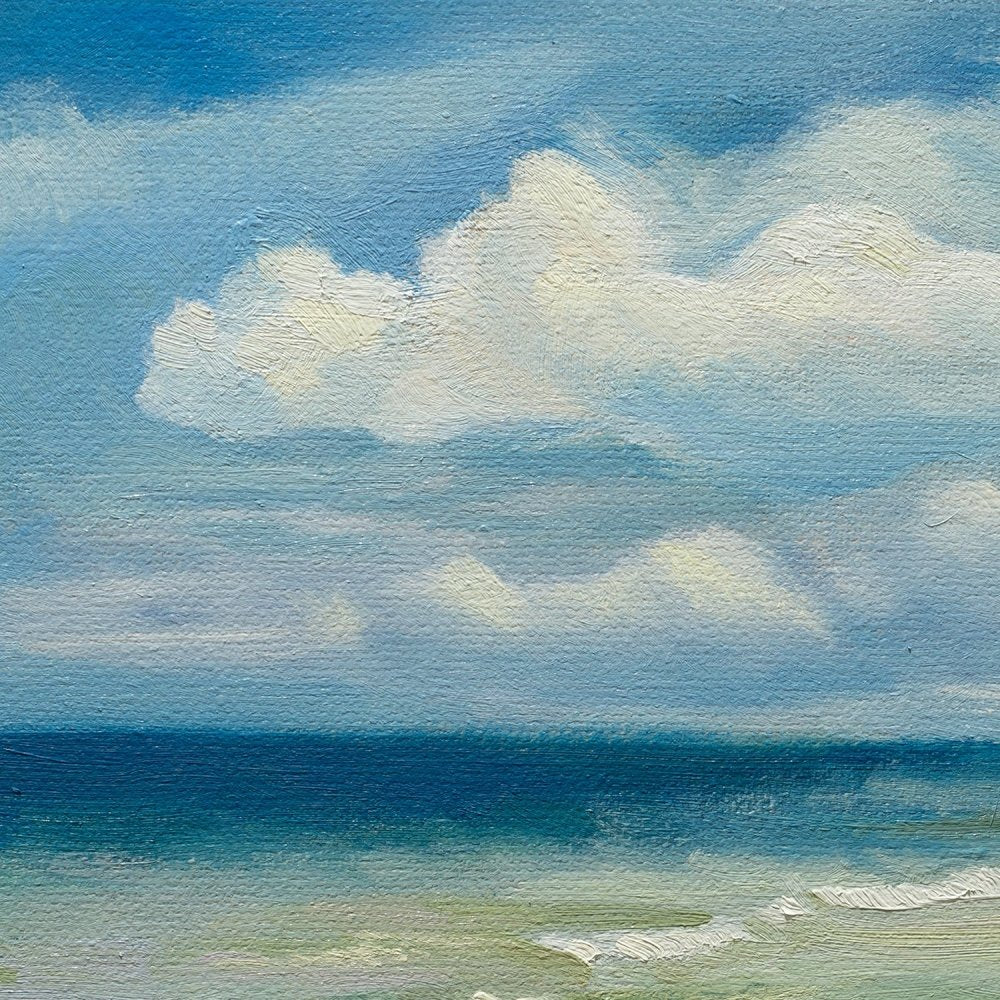Beach - Original Oil Painting on Canvas