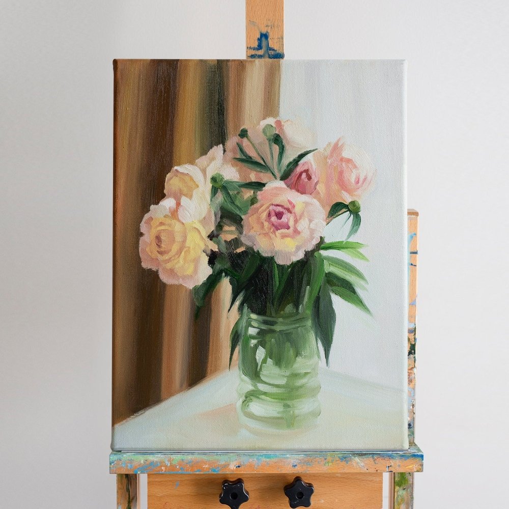 Floral - Original Oil Painting on Canvas