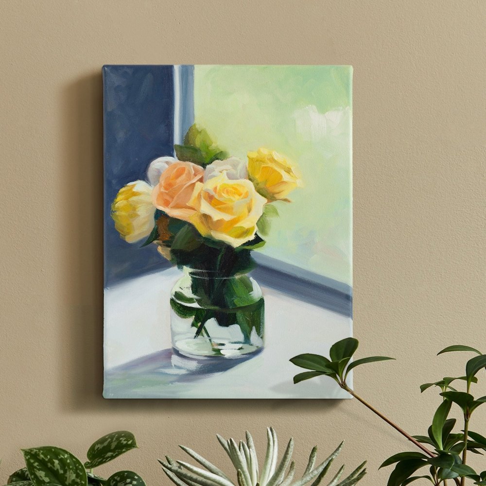 Floral - Original Oil Painting on Canvas