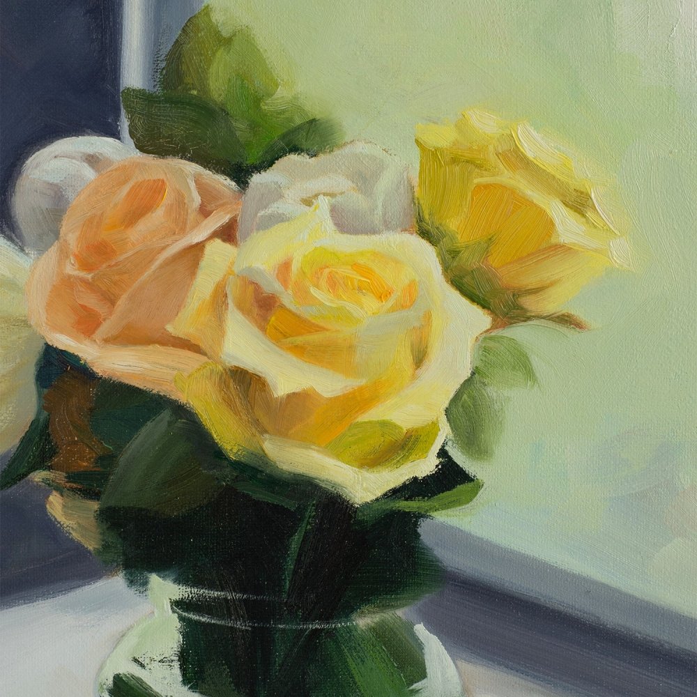 Floral - Original Oil Painting on Canvas