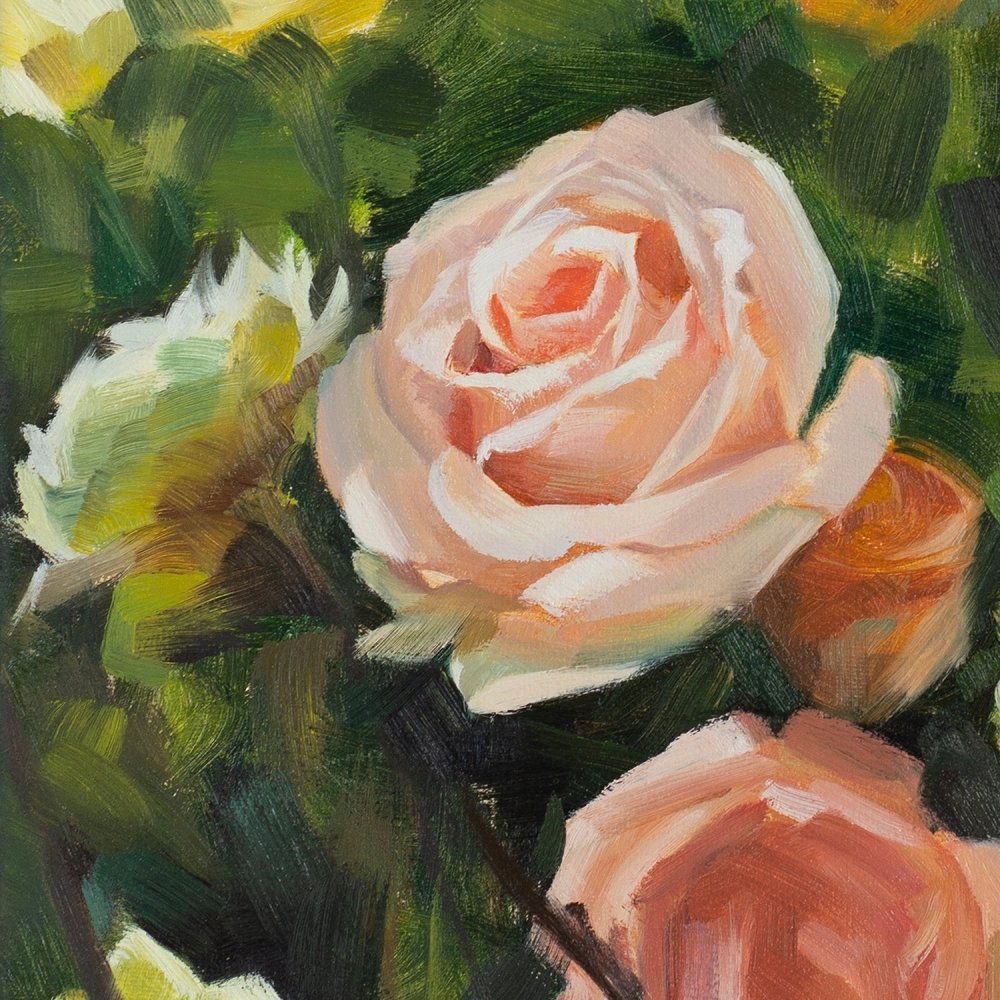 Floral - Original Oil Painting on Canvas