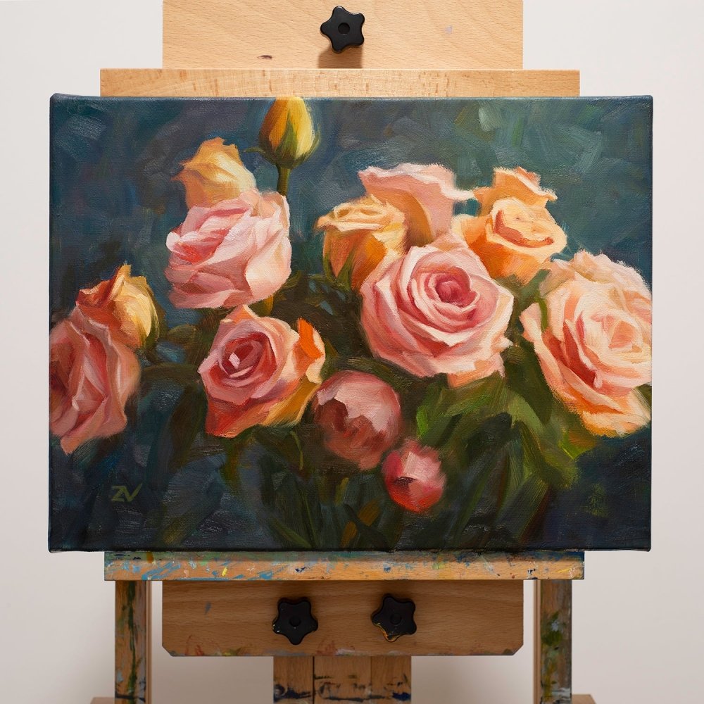 Floral - Original Oil Painting on Canvas