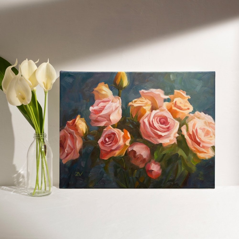 Floral - Original Oil Painting on Canvas