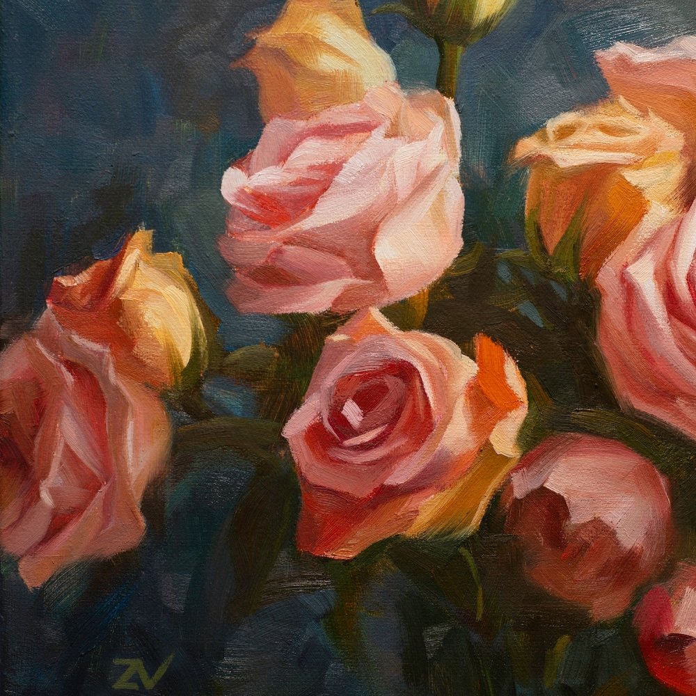 Floral - Original Oil Painting on Canvas