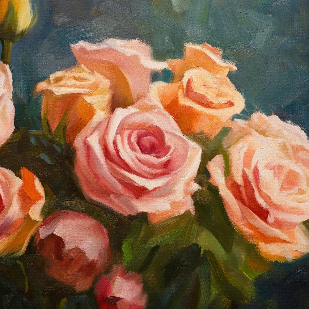 Floral - Original Oil Painting on Canvas