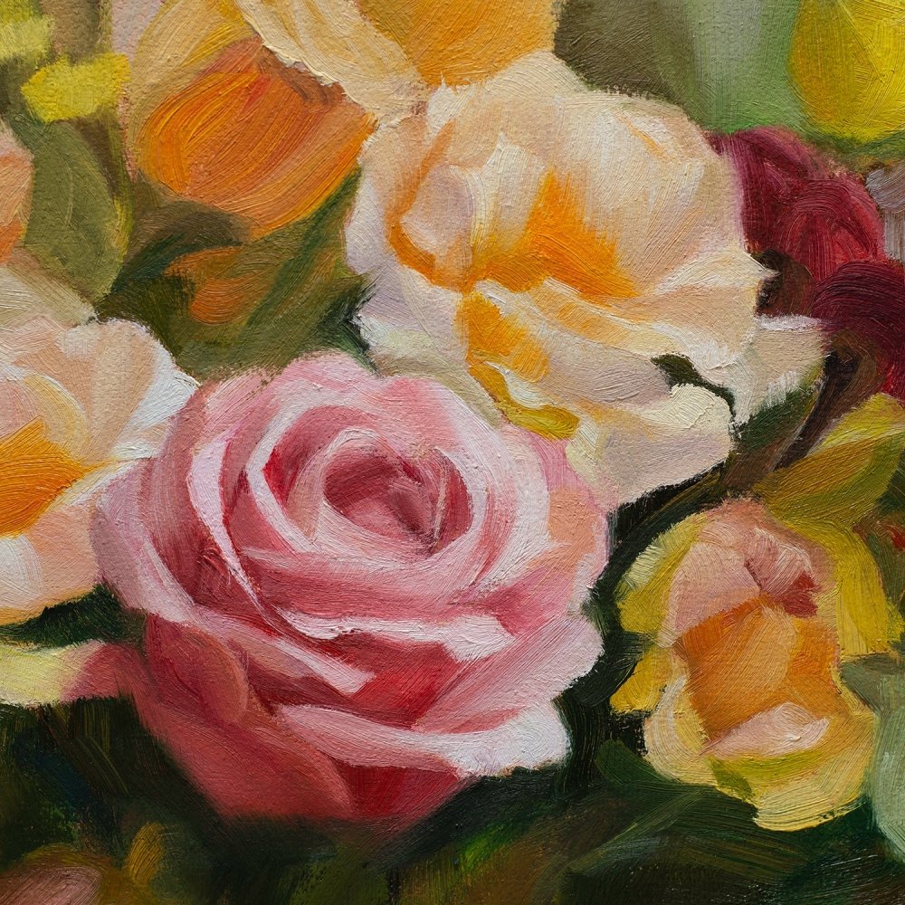 Floral- Original Oil Painting on Canvas