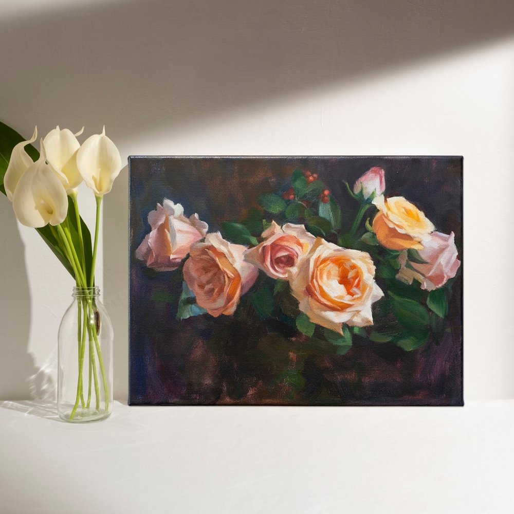 Floral- Original Oil Painting on Canvas