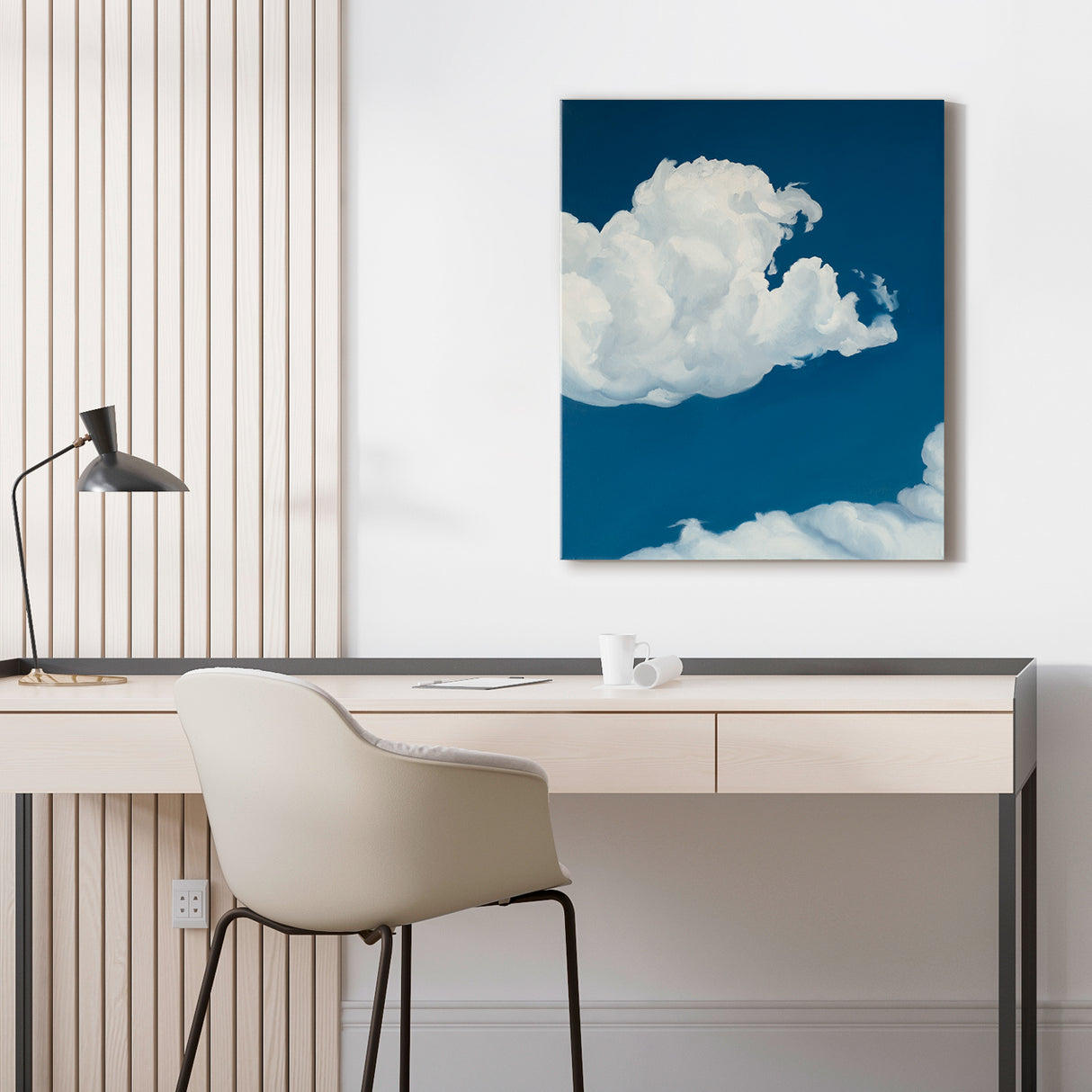 Original Art | Landscape Oil Painting | Oil on Canvas | Cloud | 50 x 60cm - LohillArt
