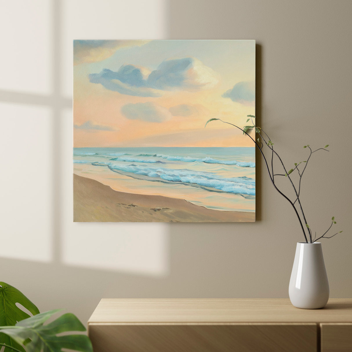 Original Oil Painting on Canvas - Seaside