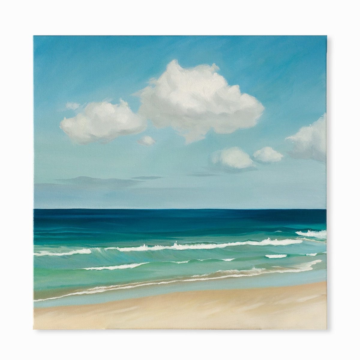 Original Landscape Oil Painting on Canvas - Seaside