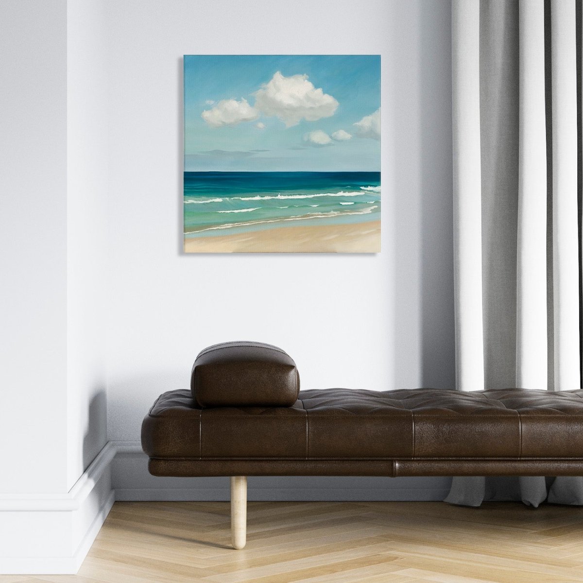 Original Landscape Oil Painting on Canvas - Seaside