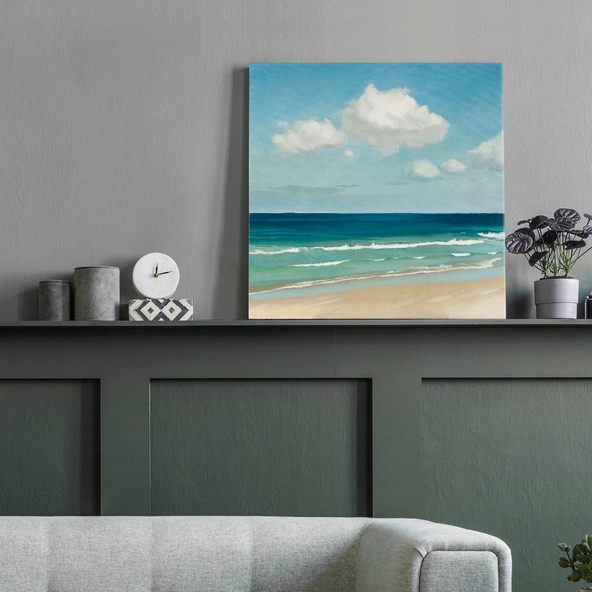 Original Landscape Oil Painting on Canvas - Seaside
