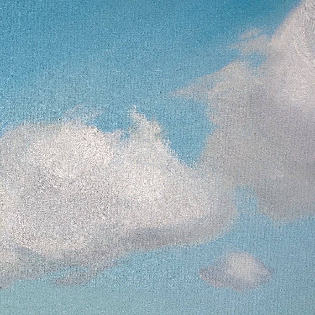 Original Landscape Oil Painting on Canvas - Seaside