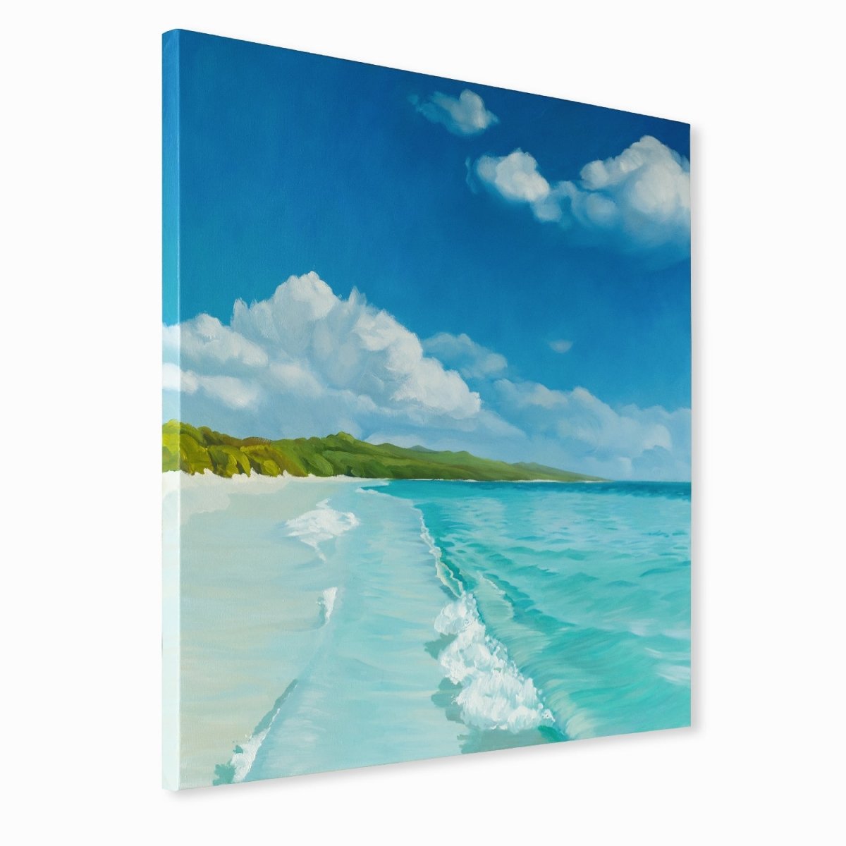 Original Landscape Oil Painting on Canvas - Seaside