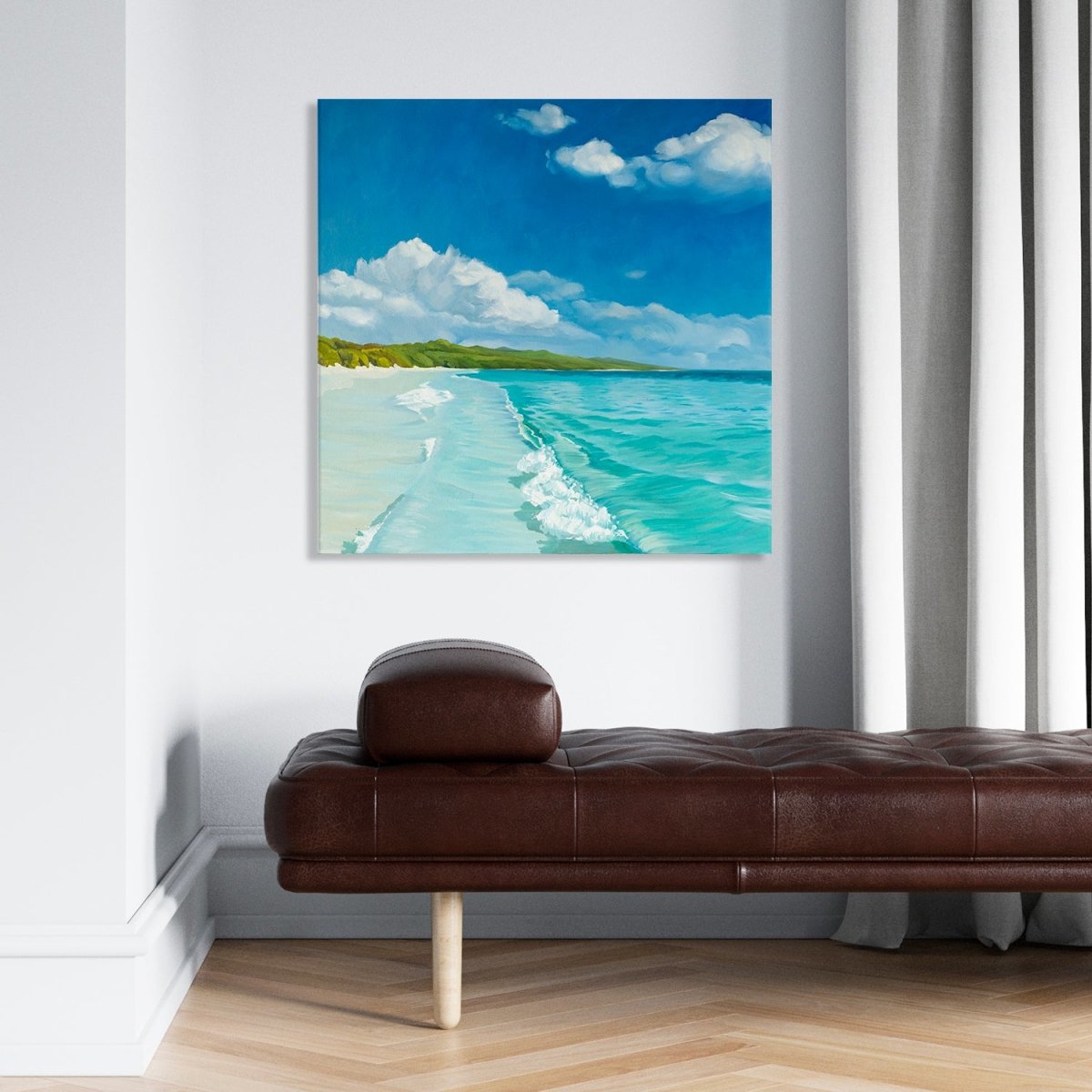Original Landscape Oil Painting on Canvas - Seaside