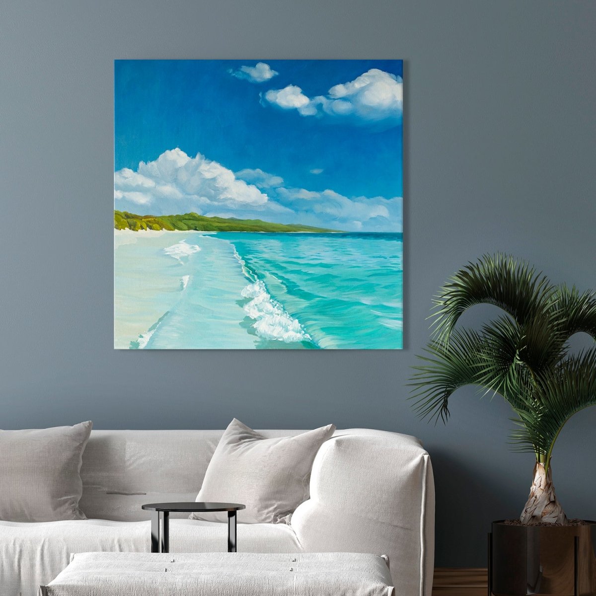Original Landscape Oil Painting on Canvas - Seaside
