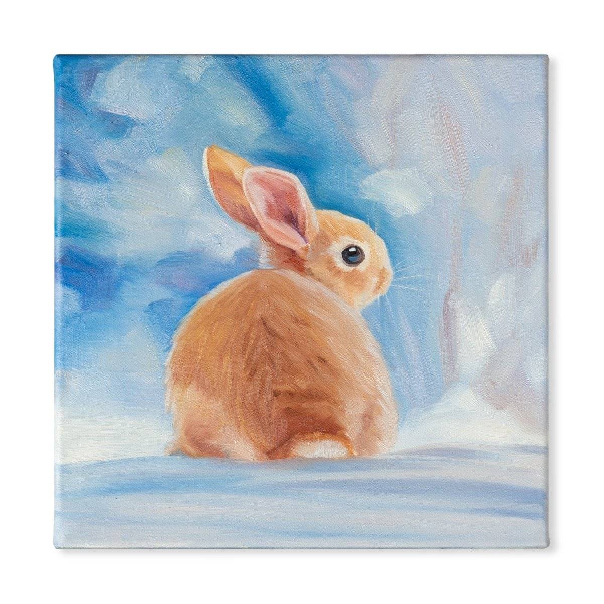 Original Oil Painting on Canvas - Rabbit #AT7