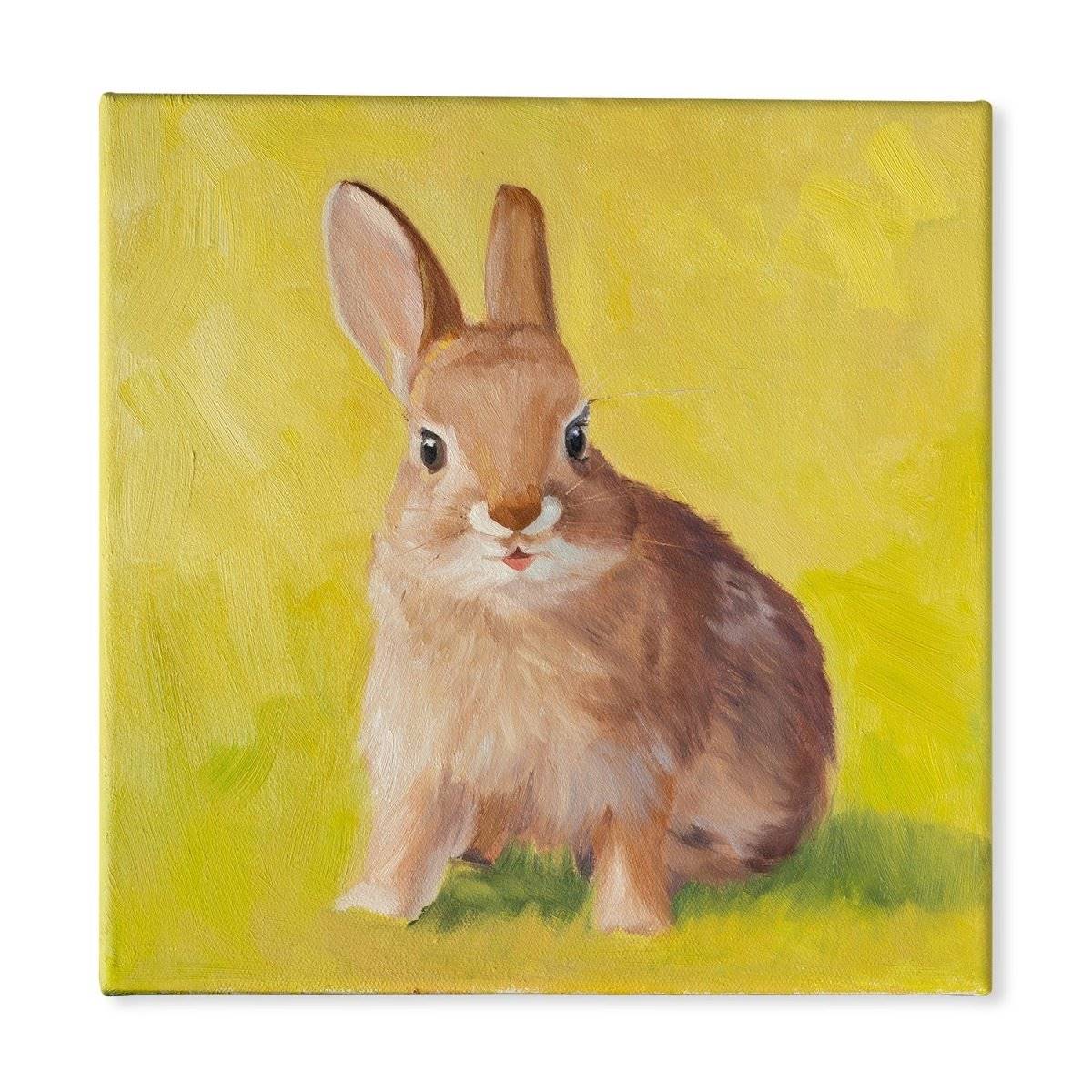 Original Oil Painting on Canvas - Rabbit #AT6