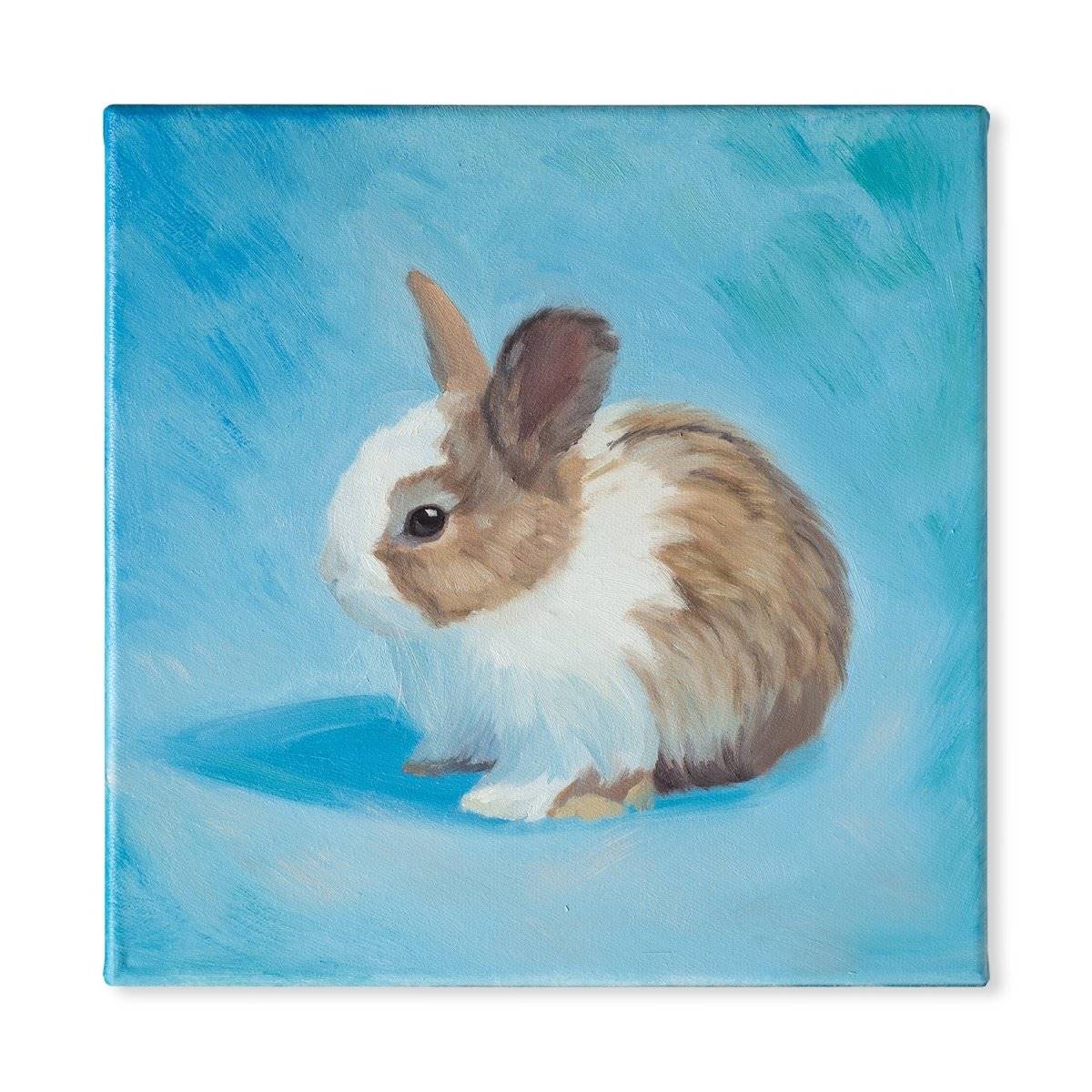 Original Oil Painting on Canvas - Rabbit #AT3