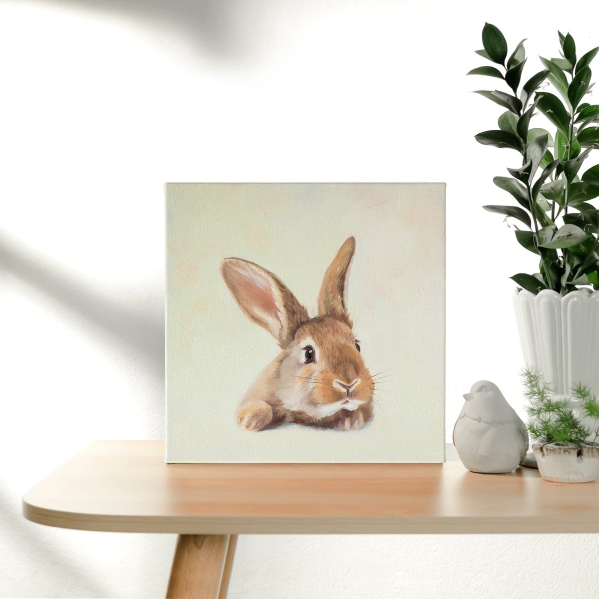 Original Oil Painting on Canvas - Rabbit #AT2