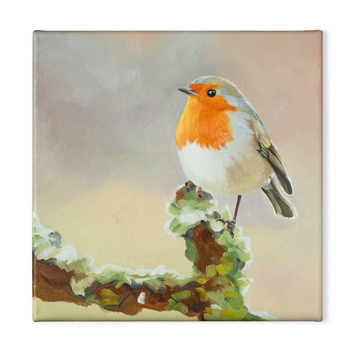 Original Oil Painting on Canvas - Bird#WT3