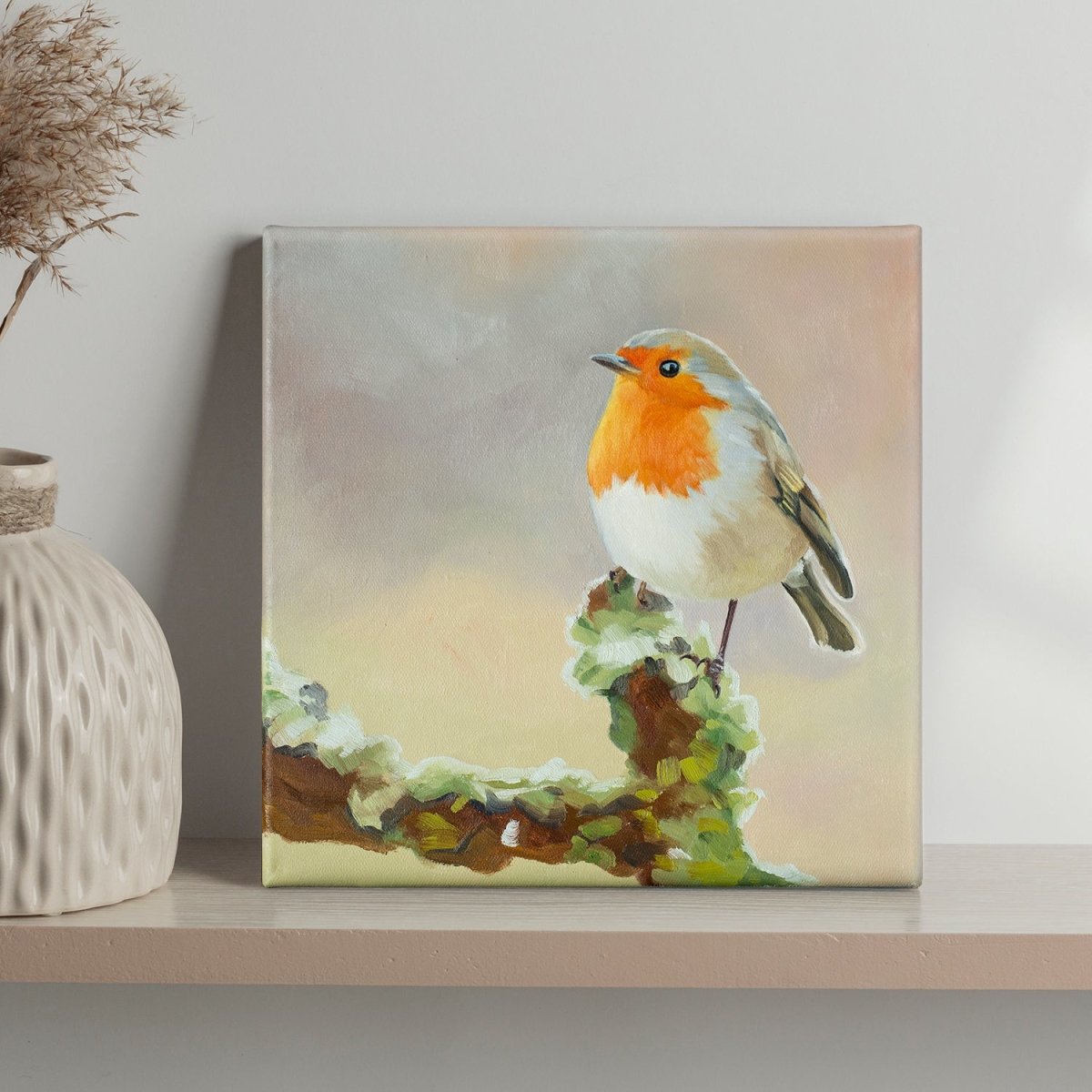 Original Oil Painting on Canvas - Bird#WT3