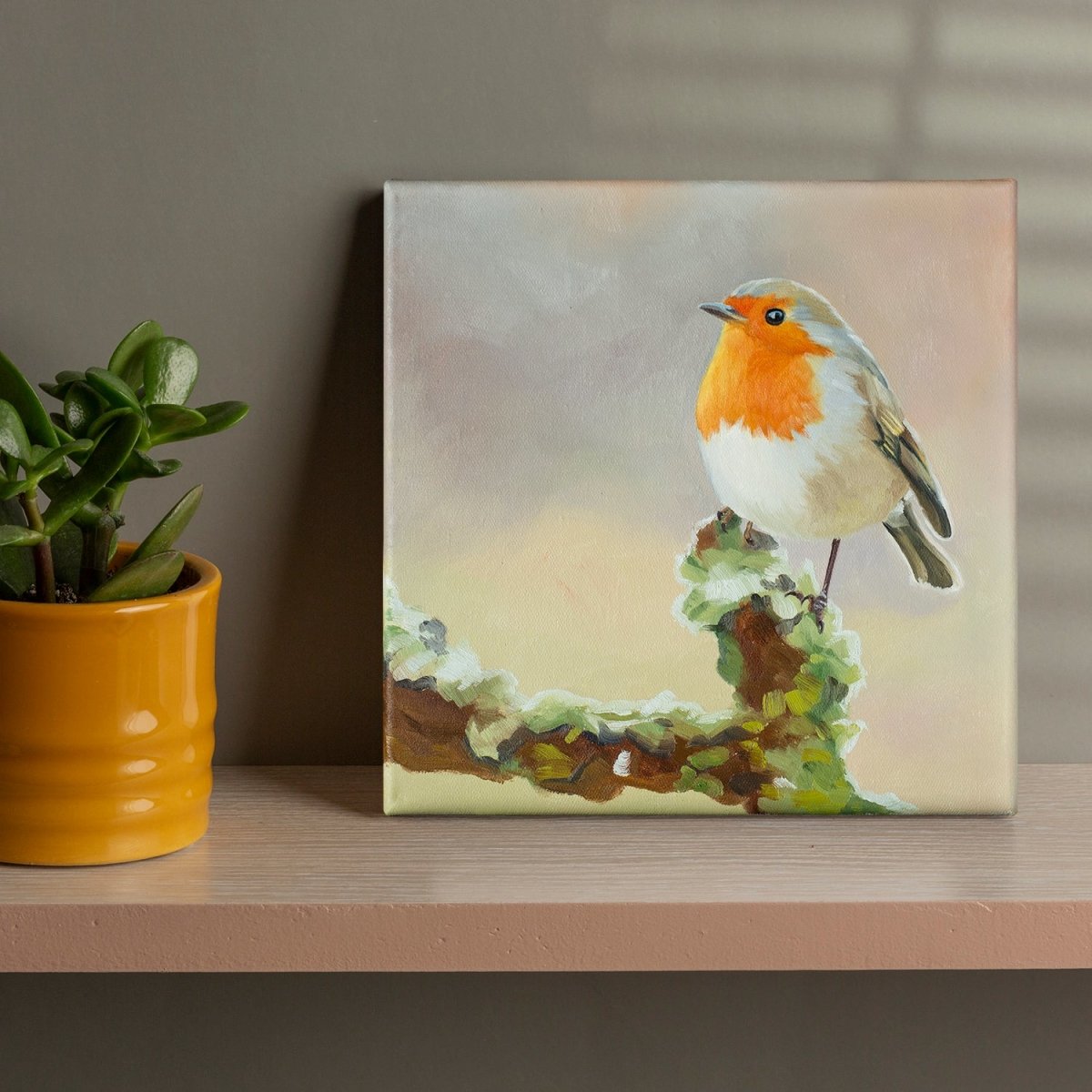 Original Oil Painting on Canvas - Bird#WT3