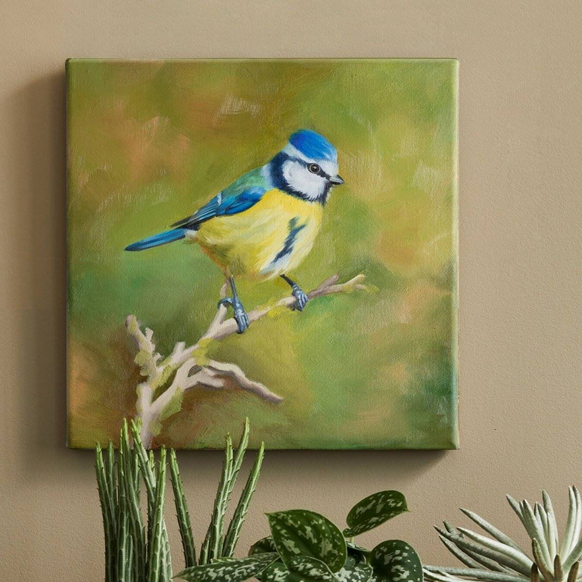 Original Oil Painting on Canvas - Bird#WT4