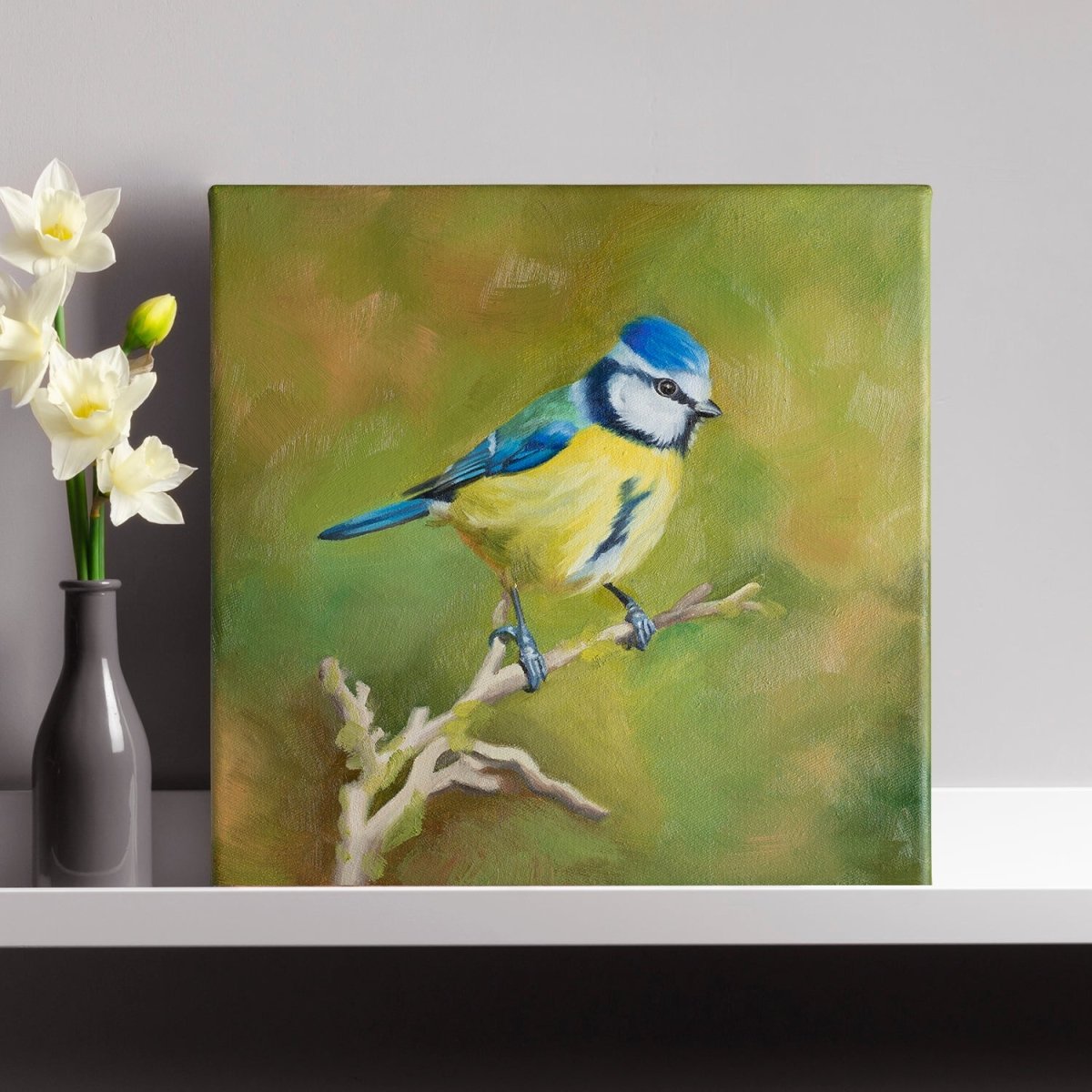 Original Oil Painting on Canvas - Bird#WT4