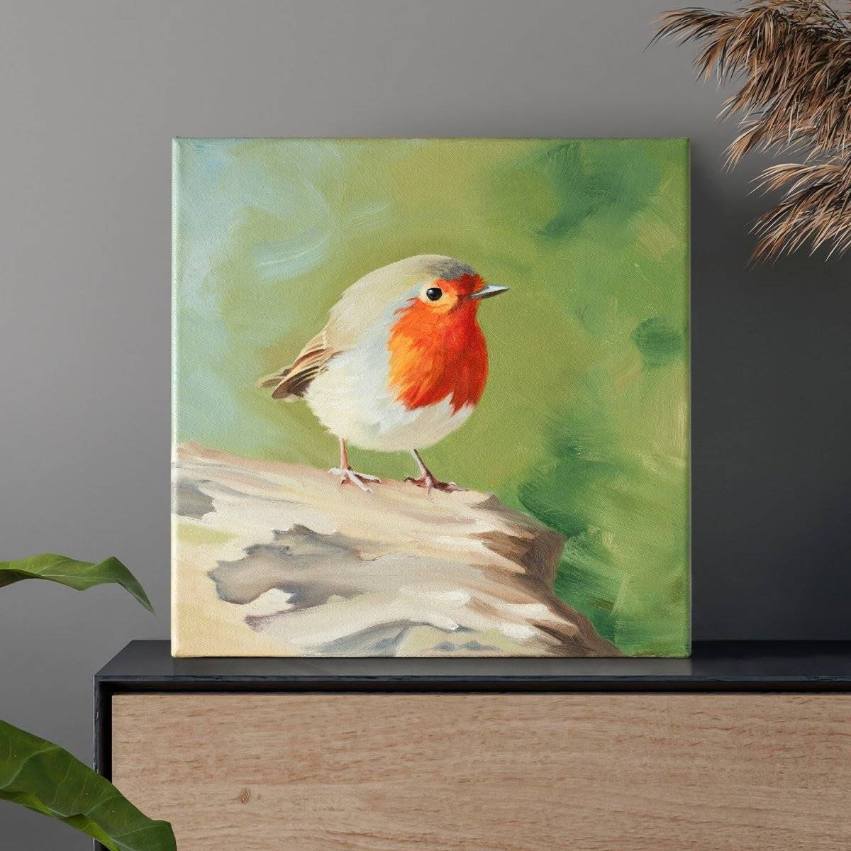 Original Oil Painting on Canvas - Bird#WT6