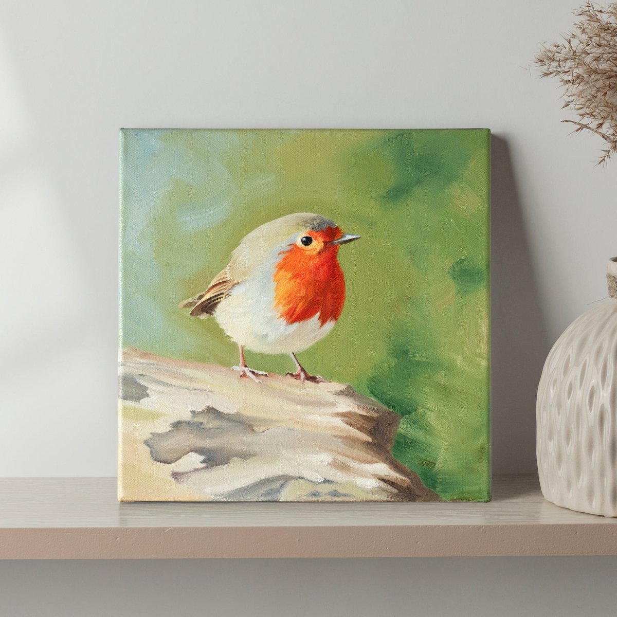 Original Oil Painting on Canvas - Bird#WT6