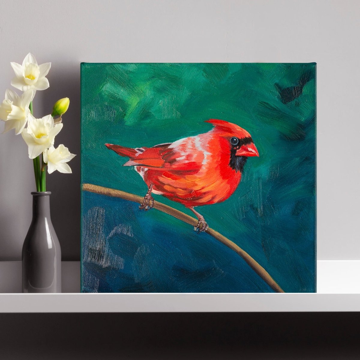 Original Oil Painting on Canvas - Bird#WT7