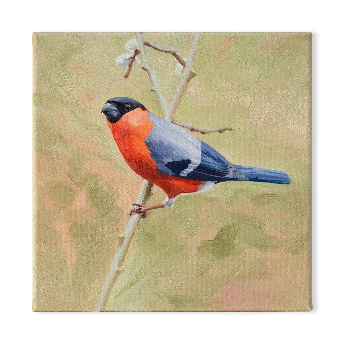 Original Oil Painting on Canvas - Bird#WT9