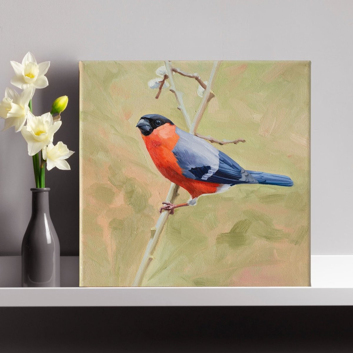 Original Oil Painting on Canvas - Bird#WT9