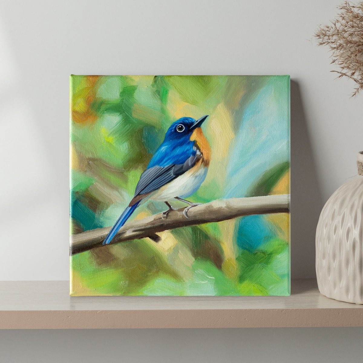Original Oil Painting on Canvas - Bird#WT8
