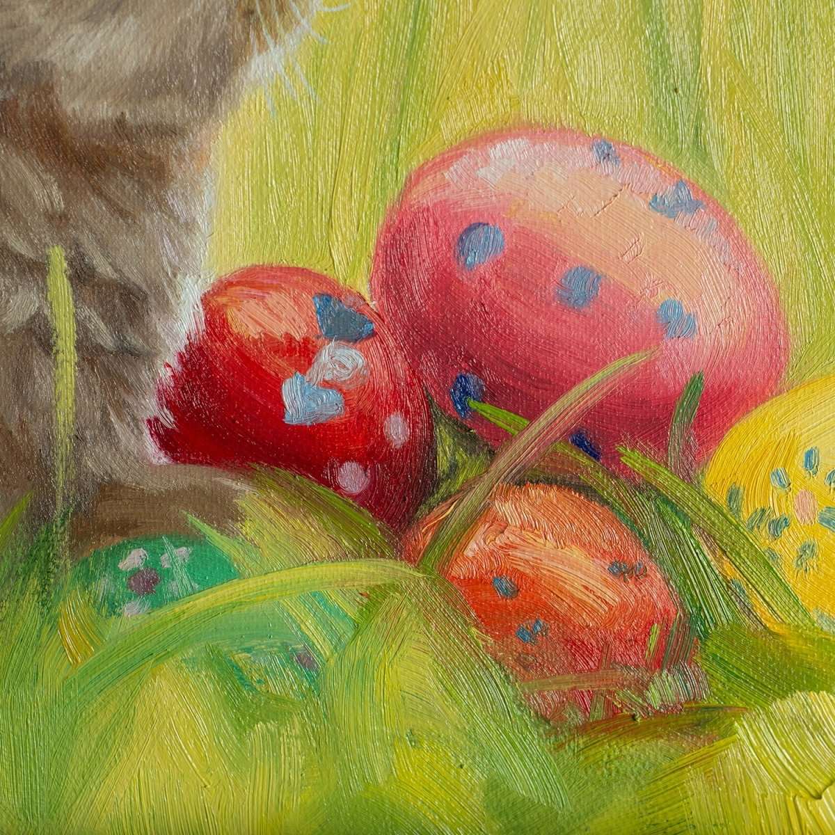 Original Oil Painting on Canvas - Rabbit #AT8