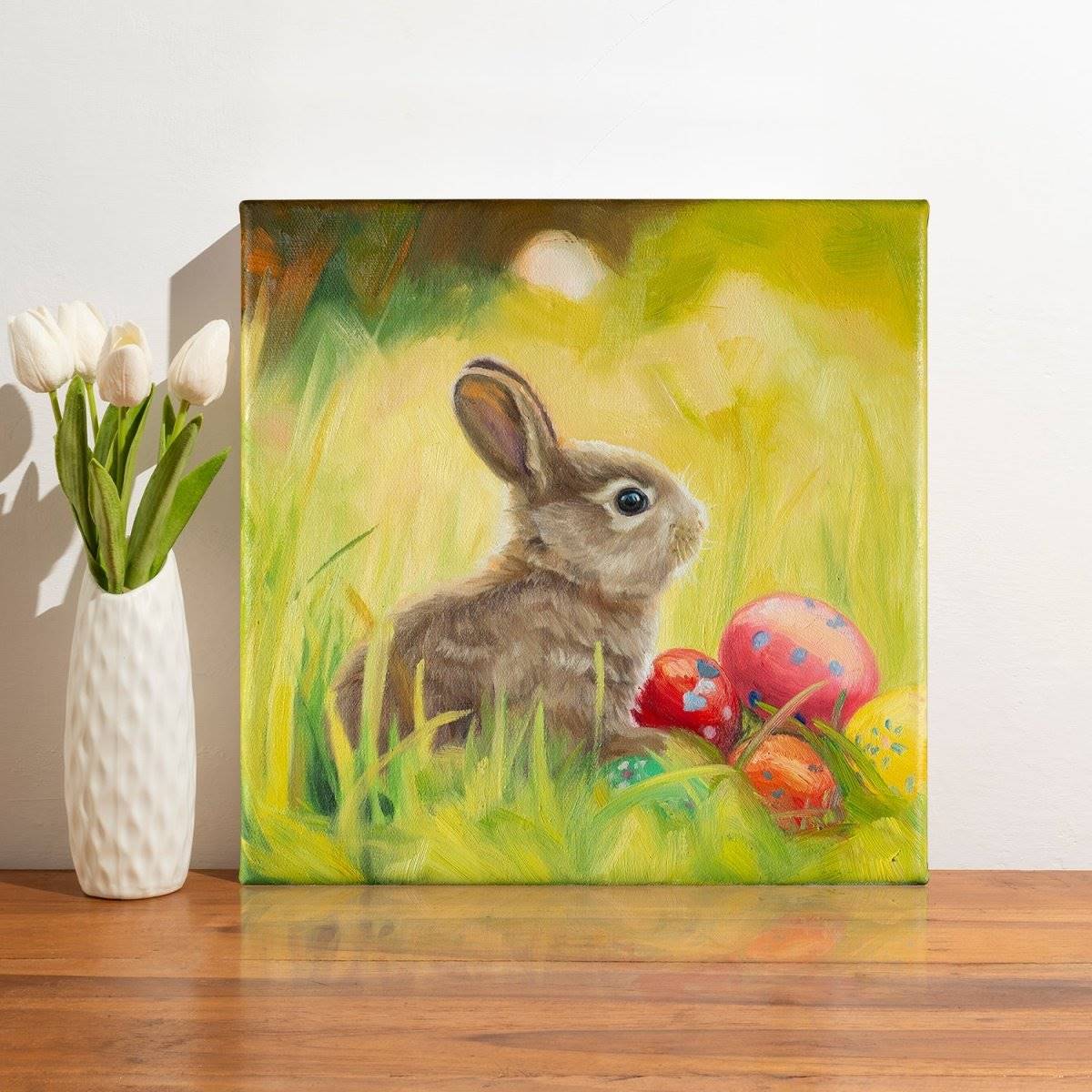 Original Oil Painting on Canvas - Rabbit #AT8
