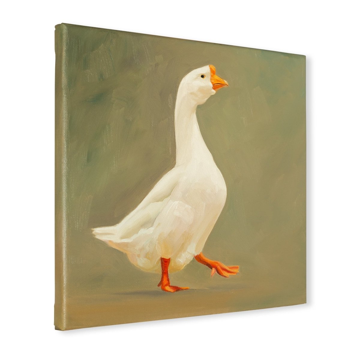 Original Oil Painting on Canvas - Goose