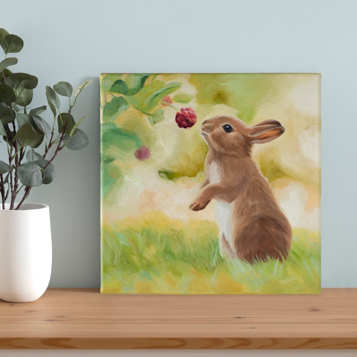 Original Oil Painting on Canvas - Rabbit #AT9