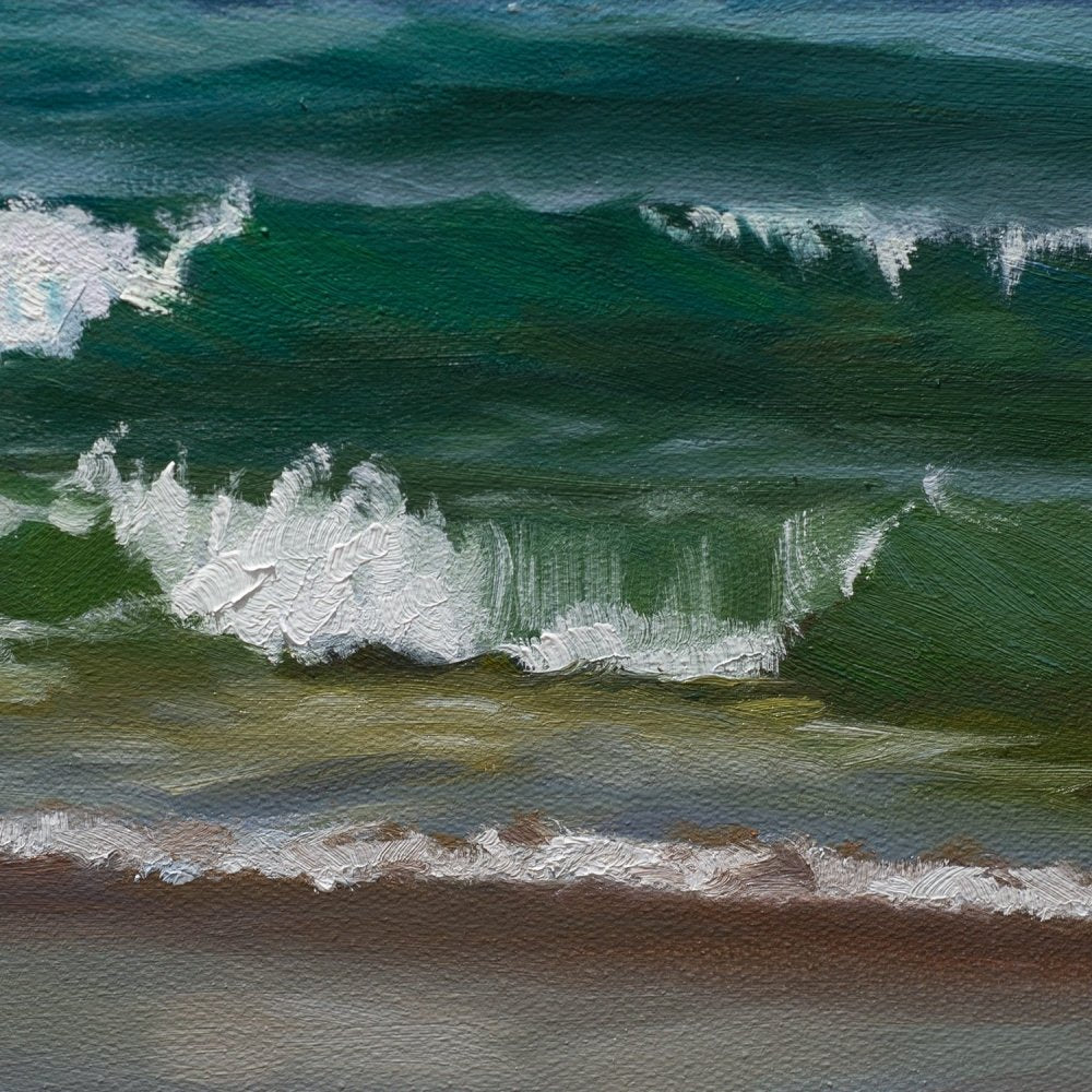 Beach - Original Oil Painting on Canvas
