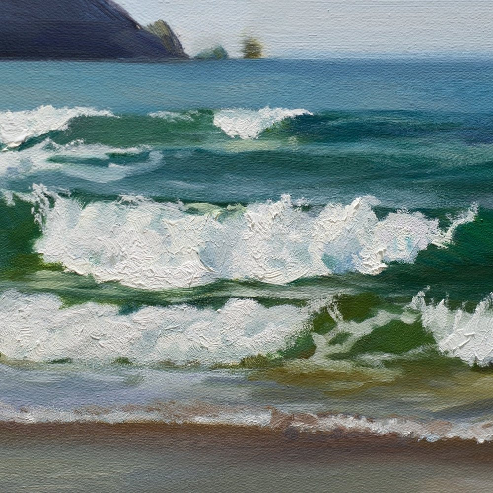 Beach - Original Oil Painting on Canvas